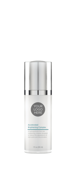 1.0 oz platinum bottle of Accelerated Brightening Complex