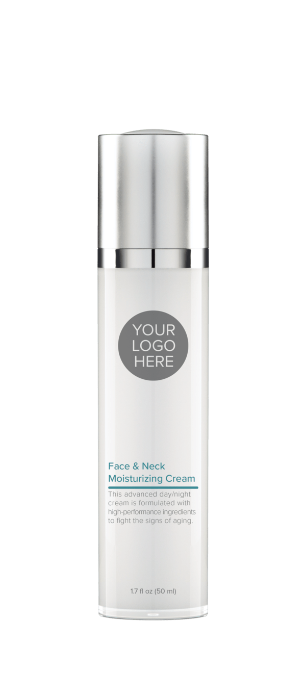 1.7 oz platinum bottle of Face & Neck Moisturizing Cream
