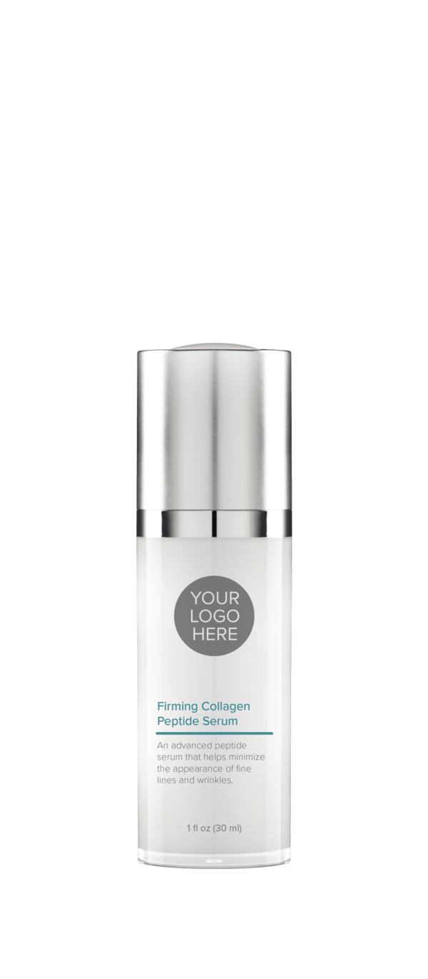 1.0 oz platinum bottle of Firming Collagen Peptide Serum