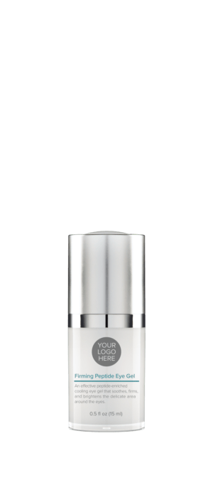 0.5 oz platinum bottle of Firming Peptide Eye Gel