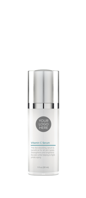 1.0 oz platinum bottle of Vitamin C Serum