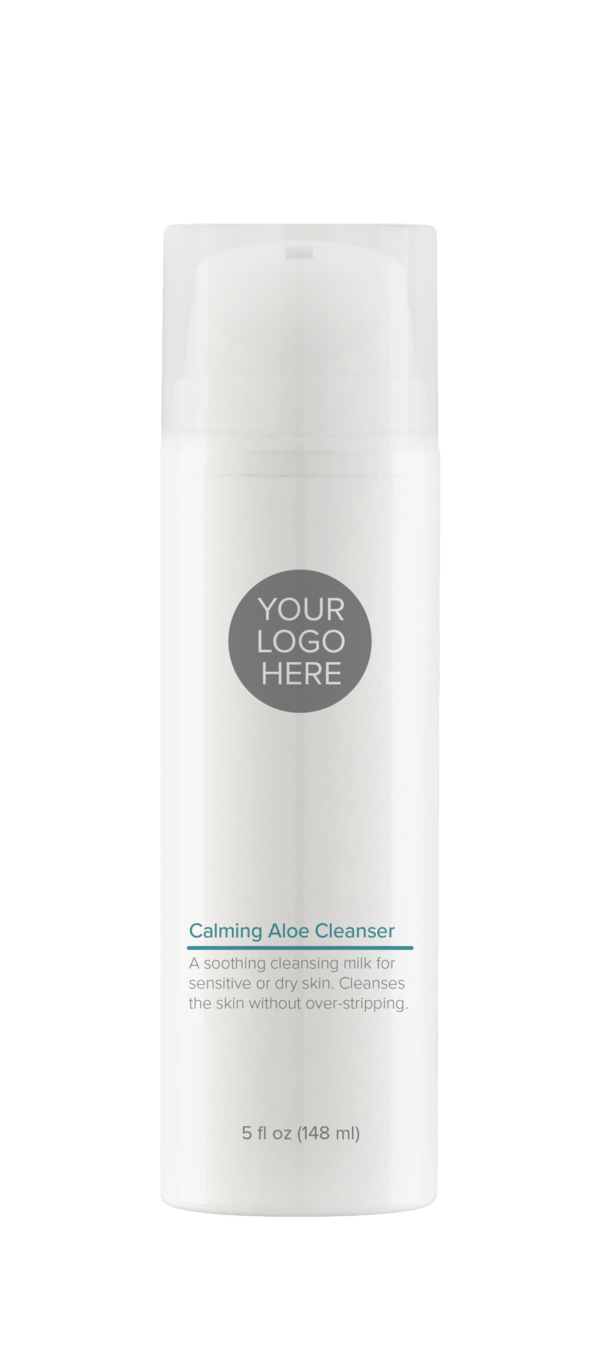 5 fl oz (Pure White) bottle of Calming Aloe Cleanser