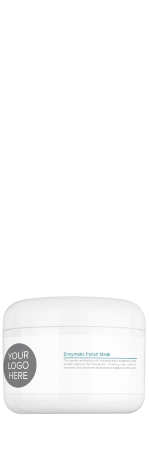 Backbar size (8 oz.) pure white jar of Enzymatic Polish Mask.